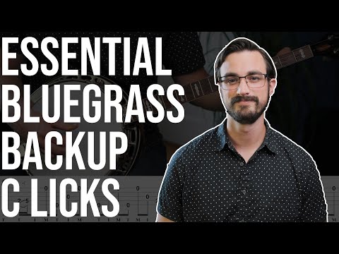 Essential Banjo C Licks // Rolling Bluegrass Backup Part 5