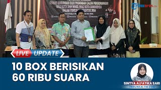 Andi Harun-Syaparudin Keluarkan 10 Box Berisi 60 Ribu Suara Dukungan di KPU Kota Samarinda
