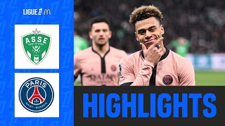 Désiré Doué se BALADE, le PSG CARTONNE St-Etienne | 27ème journée - Ligue 1 McDonald's 24/25