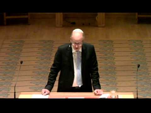 Professer Jesper Svartvik: The Rise of Antisemitism In Europe 11/7/2013 Part I