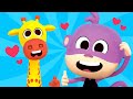 La Jirafa Y El Monito Y Más Canciones Infantiles Del Zoo Canciones Del Zoo