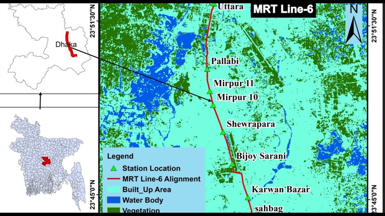 Study area mapping with QGIS. Location map