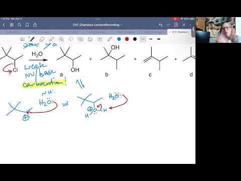 E1 & Sn1 Product Mixture - Mechanisms with Carbocation Rearrangements