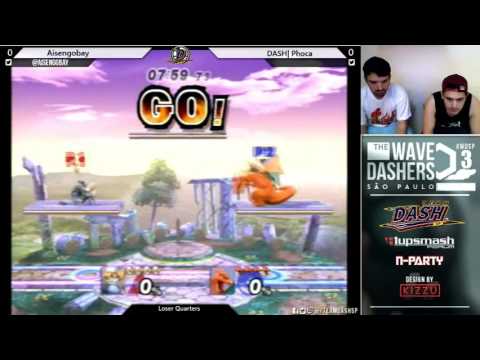 The Wavedashers 3 PM 3.61 Losers Quarters - Aisengobay (Marth/Sheik) vs DASH|Phoca (Charizard)