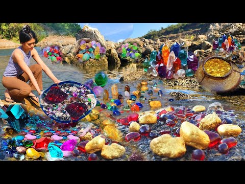 Life-changing steps after finding huge gold, diamonds and crystals in the river ||