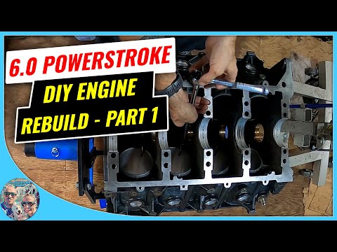 6.0 powerstroke - DIY Engine Rebuild - Part 1