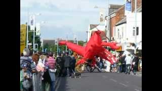 preview picture of video 'Olympic Torch Relay - Mablethorpe - 27th June 2012'