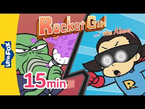 Rocket Girl & the Aliens 1-4 | Superheros | Little Fox | Animated Stories