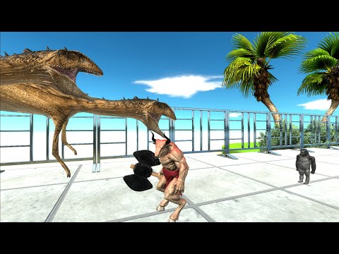 [Death Run] Carcharodontosaurus Mutant VS All Units ARBS - Animal Revolt Battle Simulator