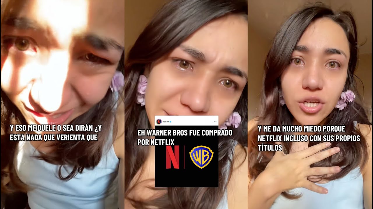 SE RÍEN de MUJER que LLORA por que NETFLIX va a COMPRAR a LA WARNER