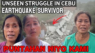 The UNSEEN STRUGGLES of EARTHQUAKE SURVIVORS in CEBU Philippines.