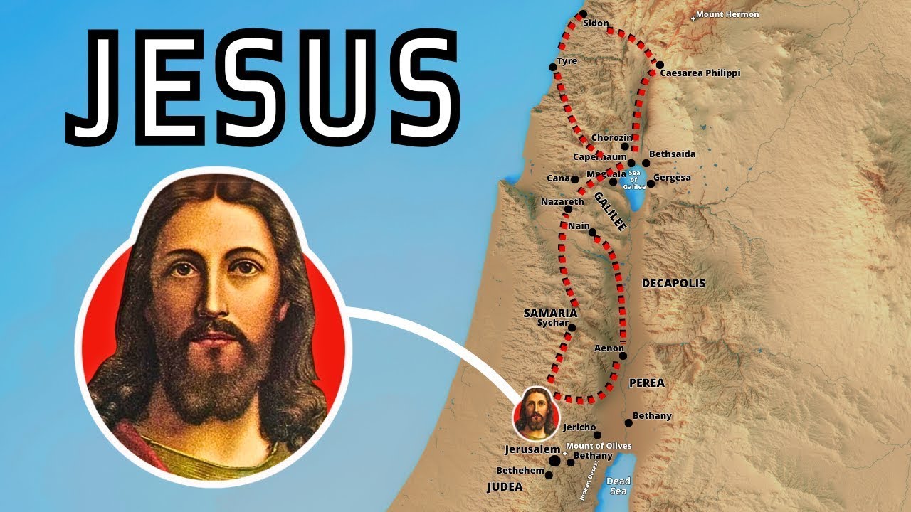 Toda a vida de Jesus em um mapa l Explicação CHOCOU o BRASIL