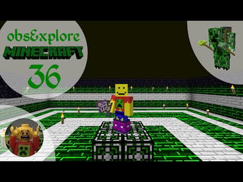 Jim Plays obsExplore Minecraft E36 - C.R.E.E.P.Y Crystocore