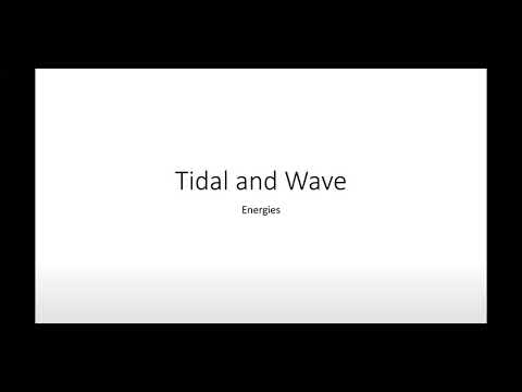 tidal and wave energy