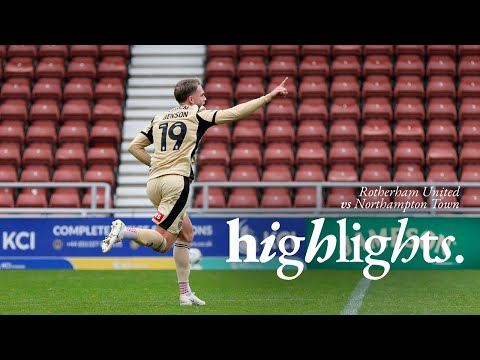 Northampton Town 1 v 2 Rotherham United | Benson free-kick completes comeback! 🎯