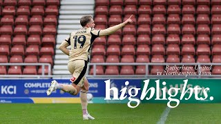Northampton Town 1 v 2 Rotherham United | Benson free-kick completes comeback! 🎯