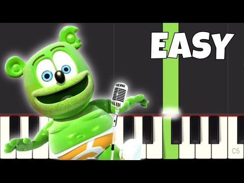 The Gummy Bear Song - EASY Piano Tutorial