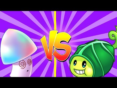 Plants Vs Zombies 2 Zoybean Pod vs Hypo Shroom Max Level and Power Up PVZ 2 !