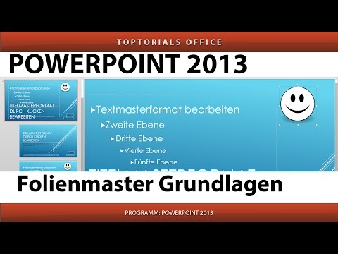 Powerpoint Folienmaster Layout Grundlagen