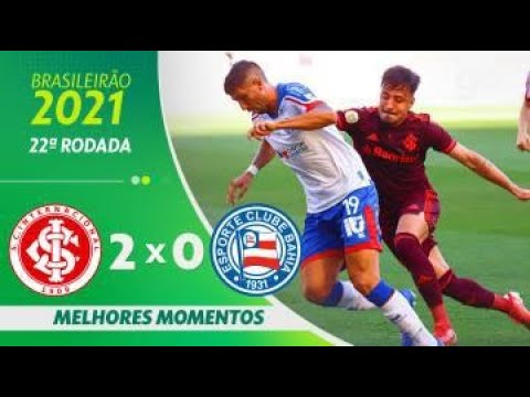 Gols e lances de Internacional x Bahia