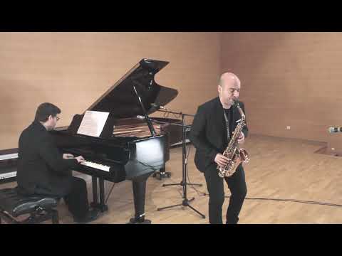 Rhapsody for saxophone and piano, A. Waignein (2nd mov)