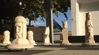 Óriás sakk Balatonfenyvesen