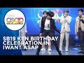 SB19 Ken Celebrates His Birthday With ATINs | iWant ASAP Highlights