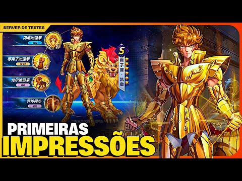 🦁🔥 KAISER DE LEÃO CHEGOU !! PRIMEIRAS IMPRESSÕES E TRADUÇÕES INICIAIS - SERVIDOR DE TESTES !! 🔥🦁