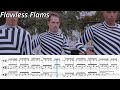 Roger Carter - Flawless Flams + Crazy 8's (Full Battery Transcription)