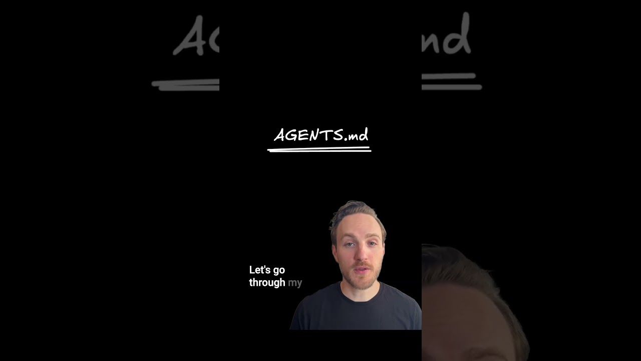 Make AI coding better with AGENTS .md