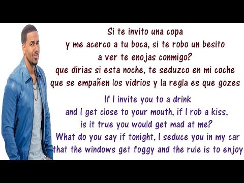Romeo Santos - Propuesta Indecente - Lyrics English and Spanish - Indecent Proposal - Translation