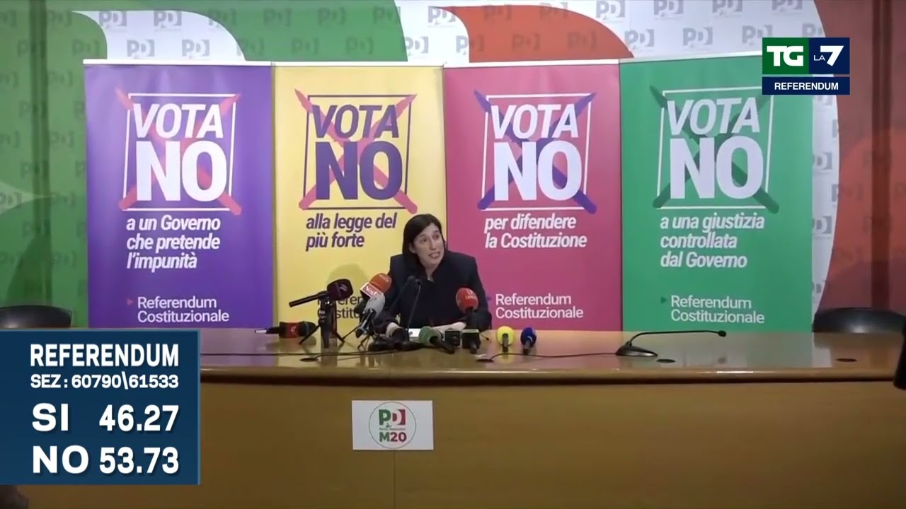 Referendum giustizia, Elly Schlein esulta dopo la vittoria del No