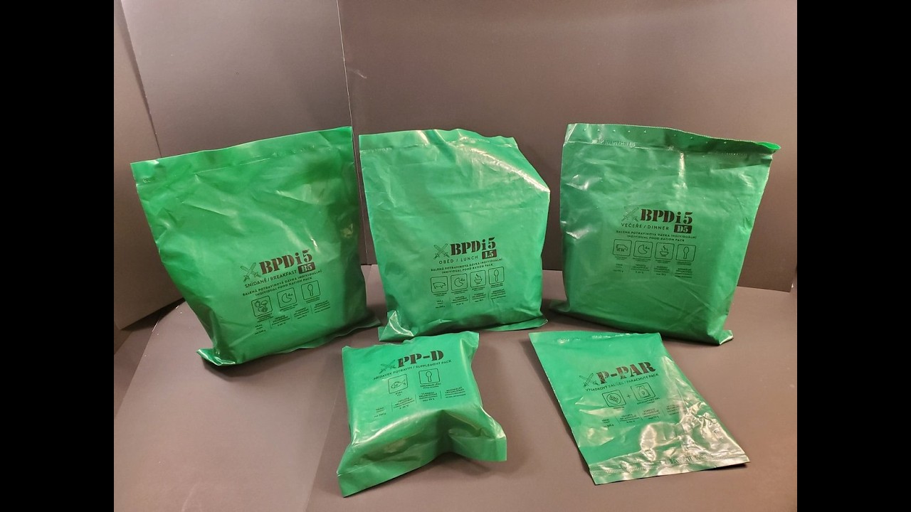 2022 Czech 24 Hour Individual Food Ration Pack Review MRE Meal Ready to Eat Taste Testing