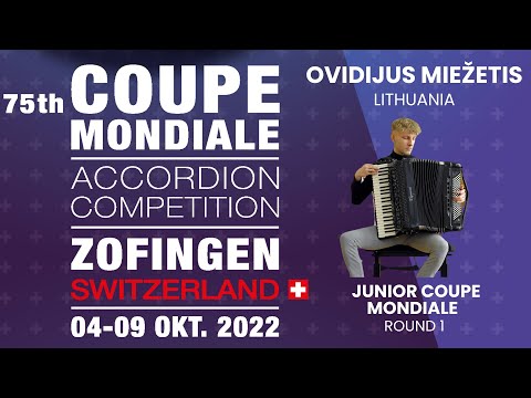 Ovidijus Miežetis (Lithuania) - Junior Coupe Mondiale Round 1 - 75th Coupe Mondiale 2022