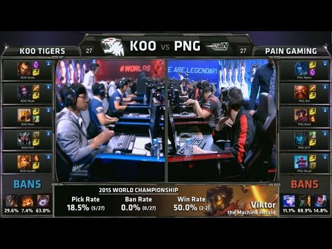 KOO vs PNG Highlights - KOO TIGERS vs PAIN GAMING - S5 WORLDS 2015 GROUP STAGE