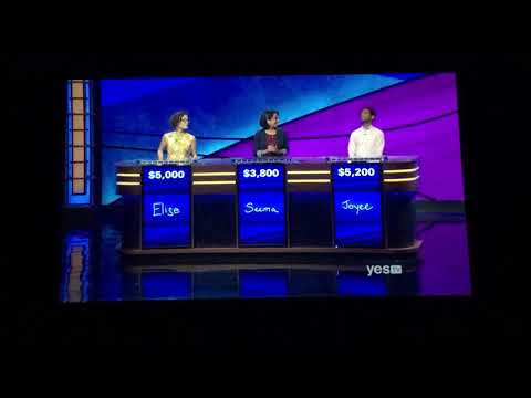 Jeopardy, Elise Nussbaum Day 3 - 1st Daily Double (11/22/19)