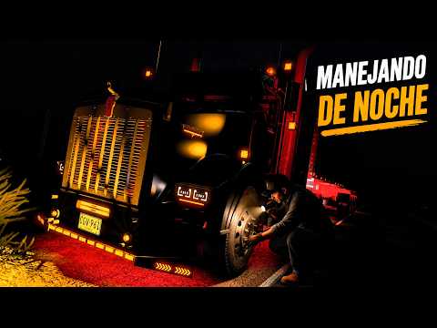 NOCHE PESADA EN LA RUTA  Puerto Araujo → Puerto boyaca | American Truck Simulator