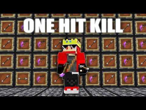 Killing The Strongest Player With One Hit Kill Arrow On This Minecraft Lifesteal SMP
