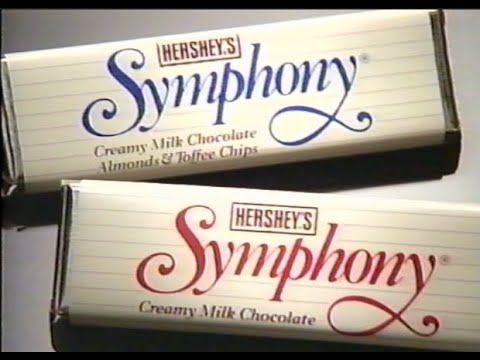 Hershey's Symphony Candy Bar Commercial from 1992