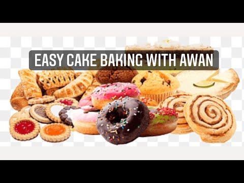 Awan baking cake today/ delicious cake/kids cooking