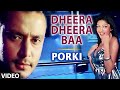 Dheera Dheera Baa Video Song | Porki Kannada Movie Songs | Darshan, Pranitha Subhash | V.Harikrishna