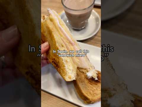 Sándwich Mixto in Spain 🇪🇸 | Useful SPANISH VOCABULARY for Beginners ✅