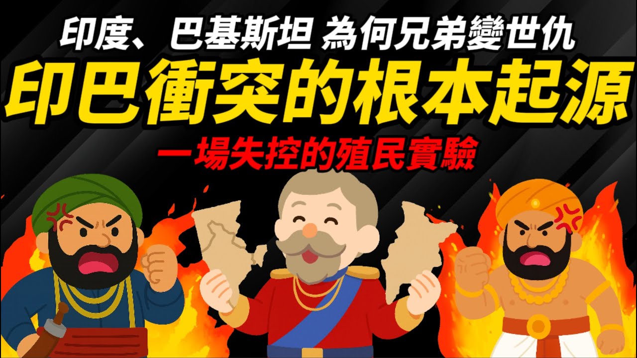 【印度、巴基斯坦】為何兄弟變世仇？ 印巴衝突的根本起源  一場失控的殖民實驗