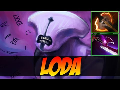 Loda Plays Faceless Void WITH BATTLE FURY AND SILVER EDGE - Dota 2