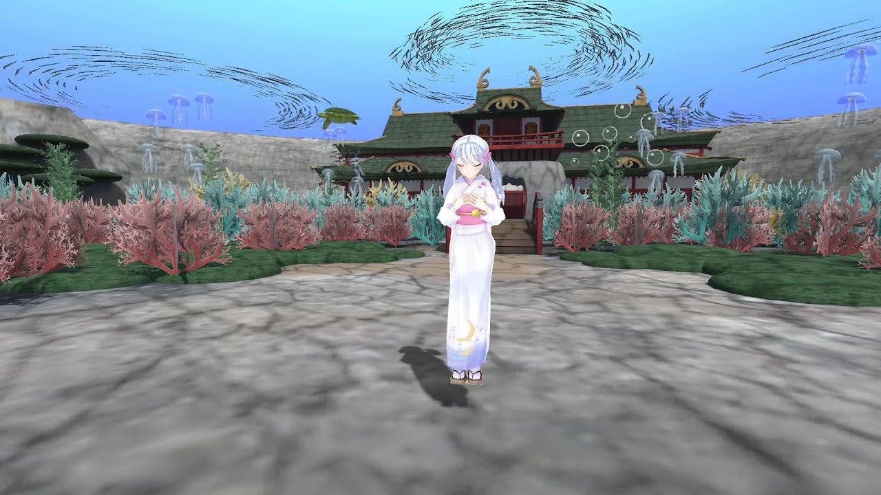 「ステージで見る」竜宮城での舞