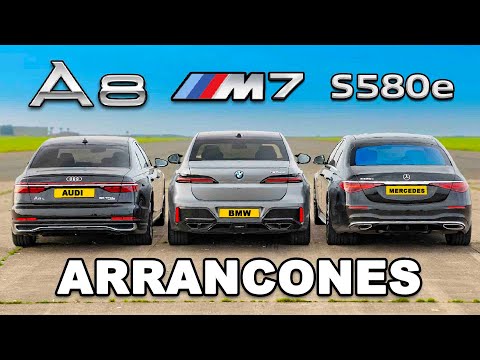 BMW Serie 7 vs Clase S vs A8: ARRANCONES