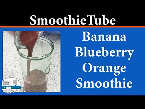 Banana Blueberry Orange Smoothie