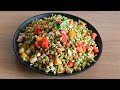 High PROTEIN Salad - Healthy Vegetarian Recipes | Indian Bodybuilding Diet Recipes for Beginners 🇮🇳