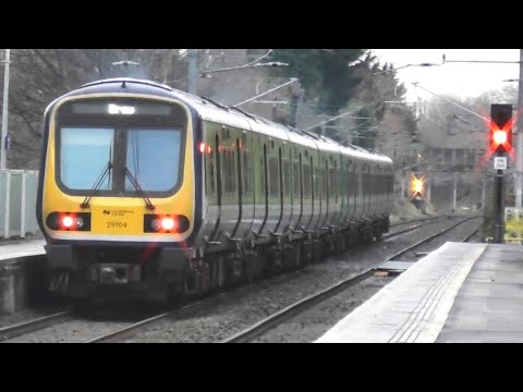 Irish Rail 29000 Class Commuter Train 29104 - Raheny Station, Dublin