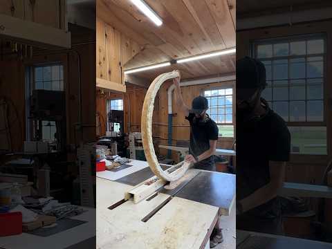 Bending wood has never been so easy. #woodworking #furnituredesign #woodbending